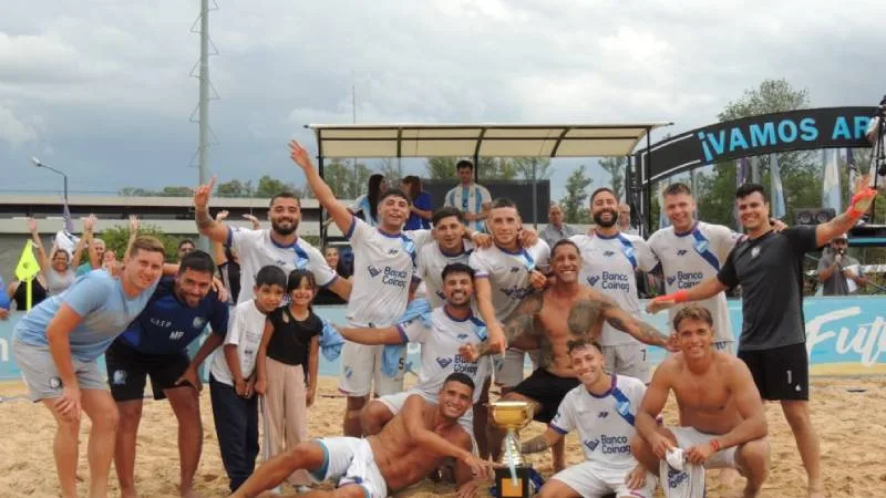 Equipo de Argentino de Rosario, representante argentino en la Copa Libertadores de fútbol playa.