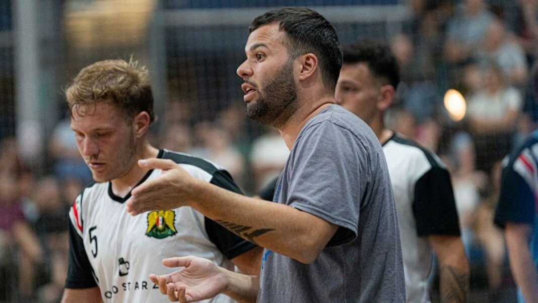 Celebración del plantel de Argentino Sirio tras ganar la Supercopa de futsal 2026.