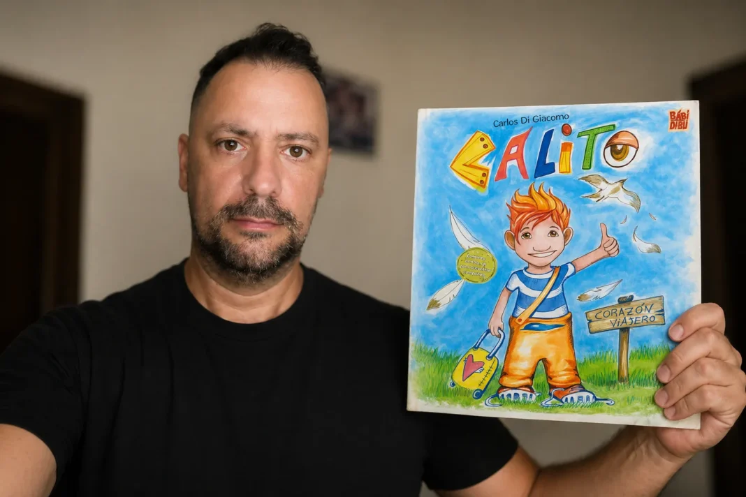 Portada del libro infantil Calito, corazón viajero de Carlos Di Giacomo