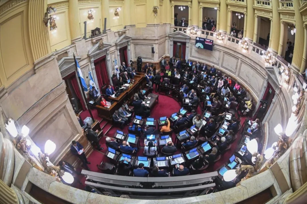 Senado de la Nación Argentina, recinto de sesiones.