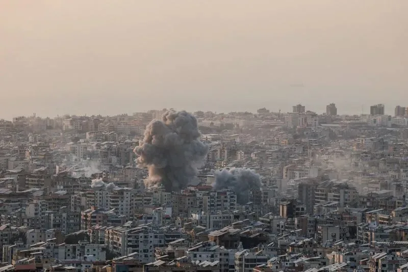 Mapa ilustrativo de la región fronteriza entre Líbano e Israel.