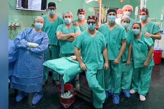 Equipo médico del Servicio de Cirugía Cardiovascular del Hospital Cullen de Santa Fe