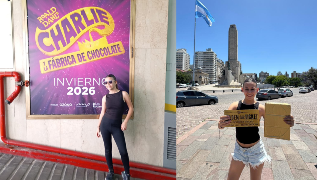 Guadalupe Landrein, joven actriz rosarina, sonriendo.