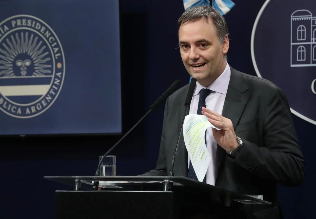 Manuel Adorni, jefe de Gabinete de Ministros