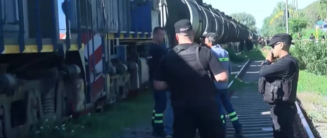 Vías del tren en la zona norte de Santa Fe, lugar del accidente