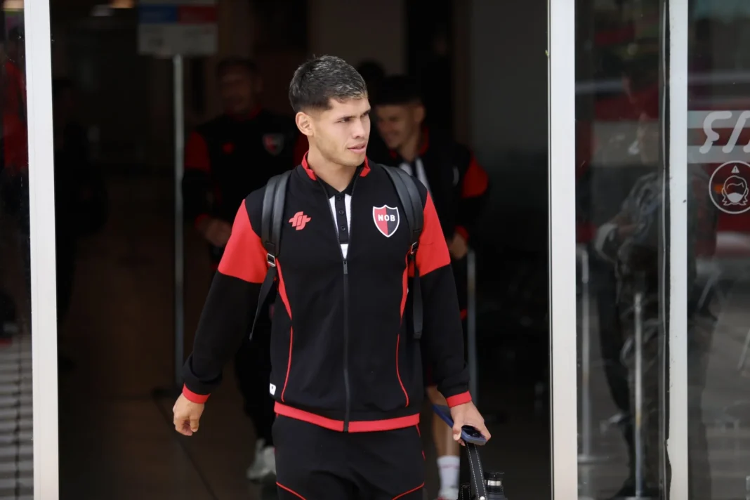 Jugadores de Newell's Old Boys entrenando previo al partido contra Central Córdoba.