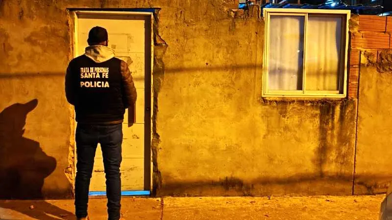Allanamiento de la Policía de Investigaciones de Santa Fe en el marco del operativo Aliados por la Infancia VI