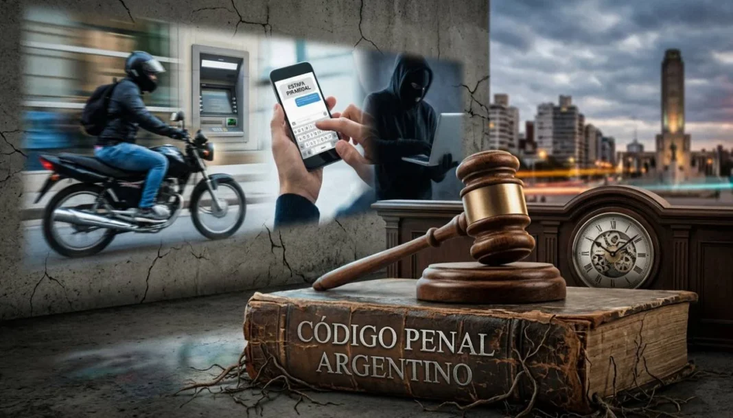 Libros de leyes y un código penal sobre una mesa, simbolizando la discusión sobre la reforma legal.