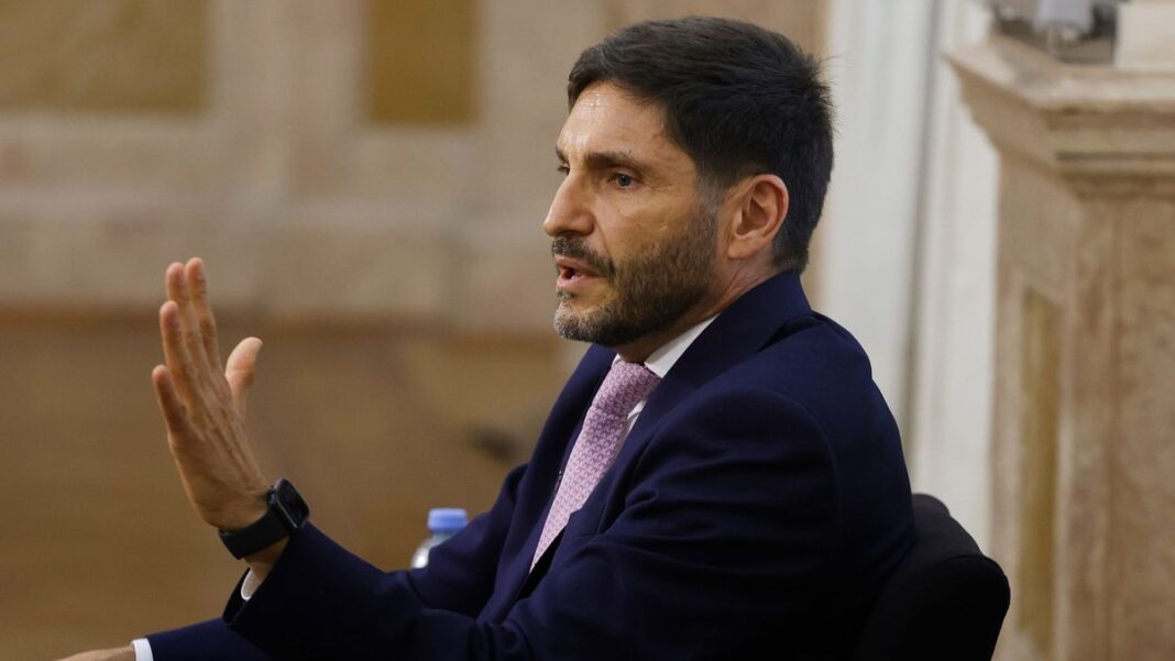 Firma del acuerdo entre la provincia de Santa Fe y la Nación Argentina.