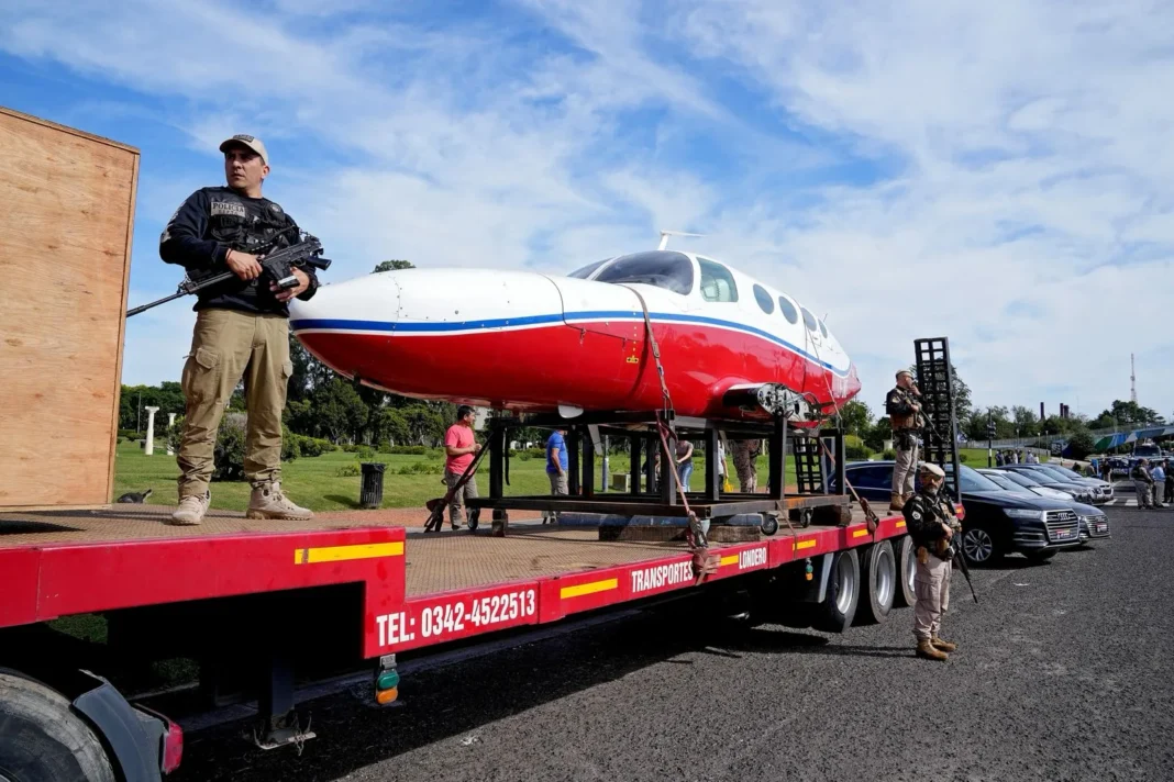 Vehículos exhibidos para la quinta subasta de bienes incautados al delito en Santa Fe.