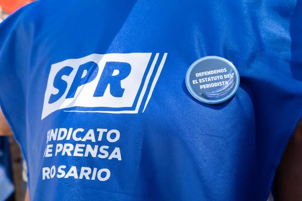 Reunión del Sindicato de Prensa Rosario con el ministro de Justicia y Seguridad, Pablo Cococcioni.