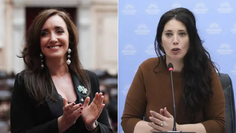Vicepresidenta Victoria Villarruel y diputada Sabrina Ajmechet