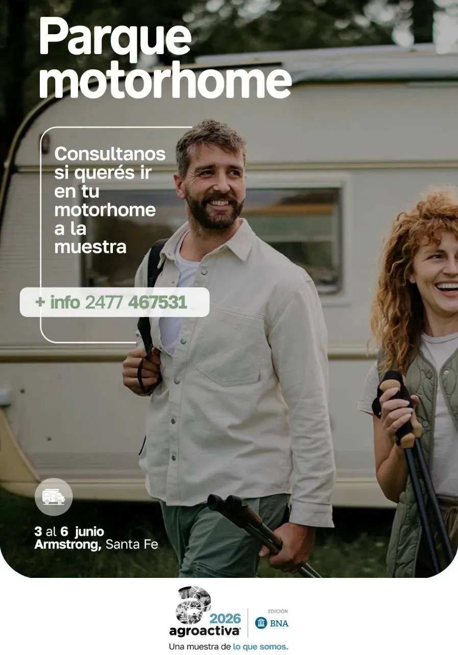 Parque para motorhomes y casillas rodantes en AgroActiva Armstrong