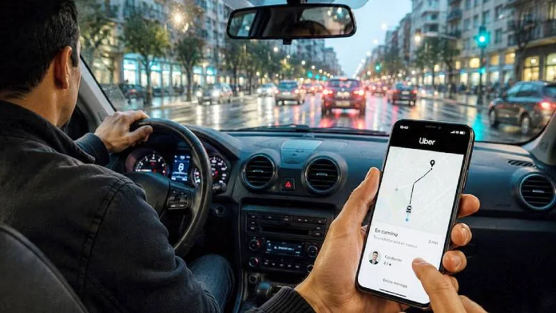 Conductor de Uber con licencia profesional en Buenos Aires