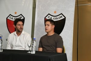 Diego Colotto, Secretario Técnico de Colón, en conferencia de prensa