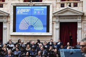 Vista del recinto del Congreso de la Nación Argentina
