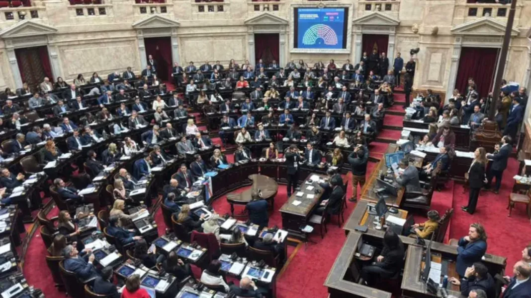 Sesión de la Cámara de Diputados con votación sobre régimen de Zonas Frías