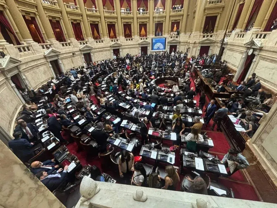 Sesión de la Cámara de Diputados en el Congreso Nacional