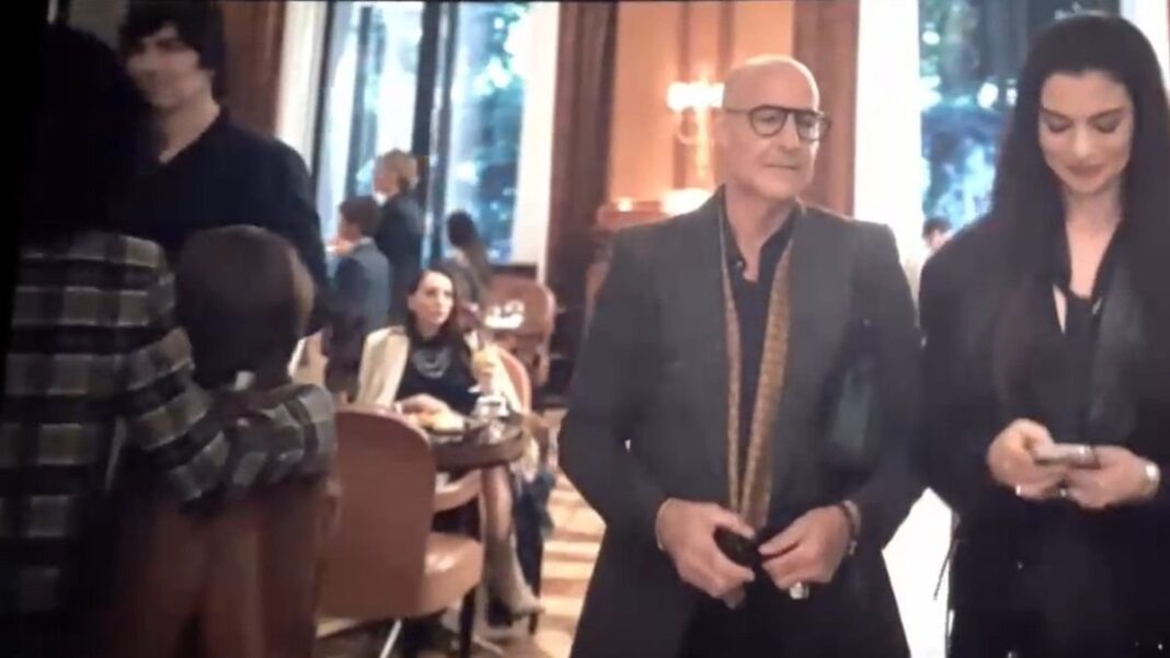Gerardo Mari, diseñador santafesino, durante la Milano Design Week