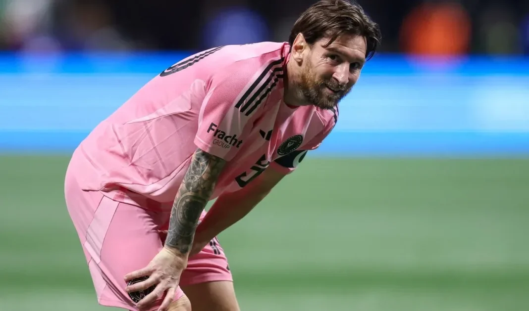 Lionel Messi durante un partido de Inter Miami