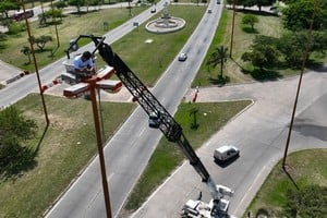 Gráfico de evolución de servicios públicos en Santa Fe entre 2023 y 2025