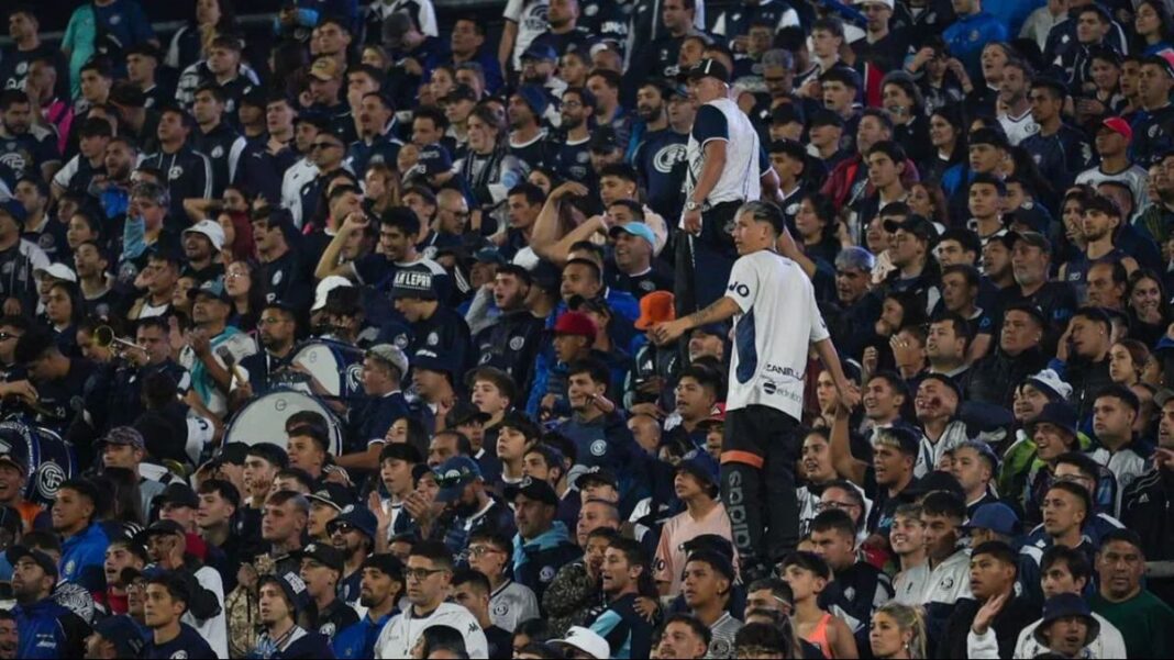 Estadio Malvinas Argentinas de Mendoza durante un partido de Copa Libertadores