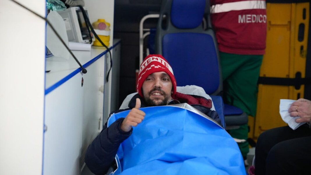 Fotoperiodista Pablo Grillo durante una cobertura periodística