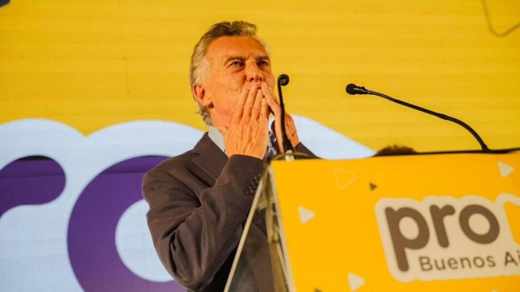 Mauricio Macri en un acto político