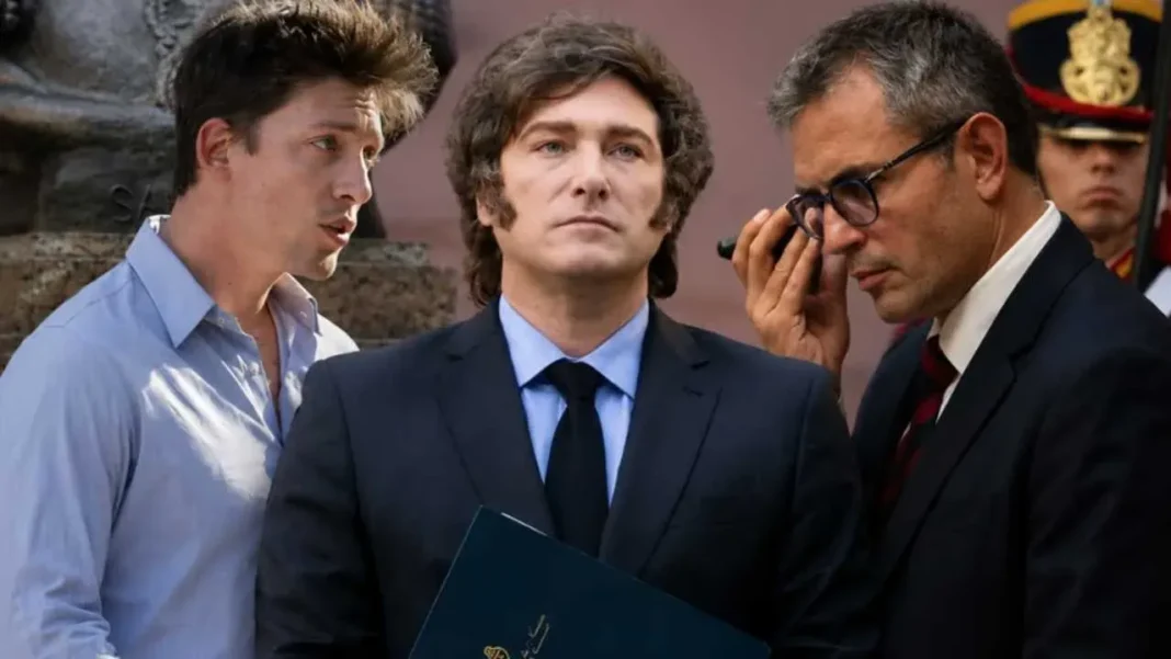 Presidente Javier Milei durante entrevista en streaming Neura