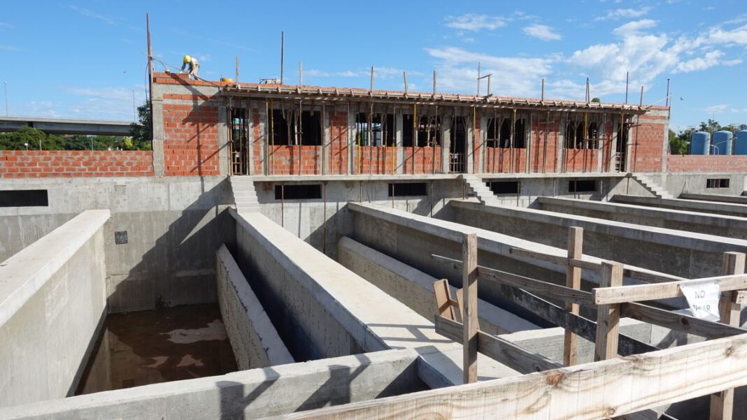 Obra de ampliación de la planta potabilizadora de Granadero Baigorria, Santa Fe
