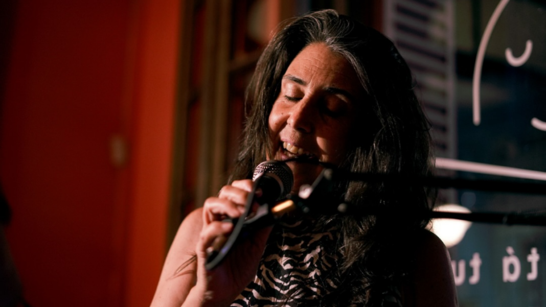 Sandra Corrizo en Plataforma Lavardén presentando el EP Fuerte