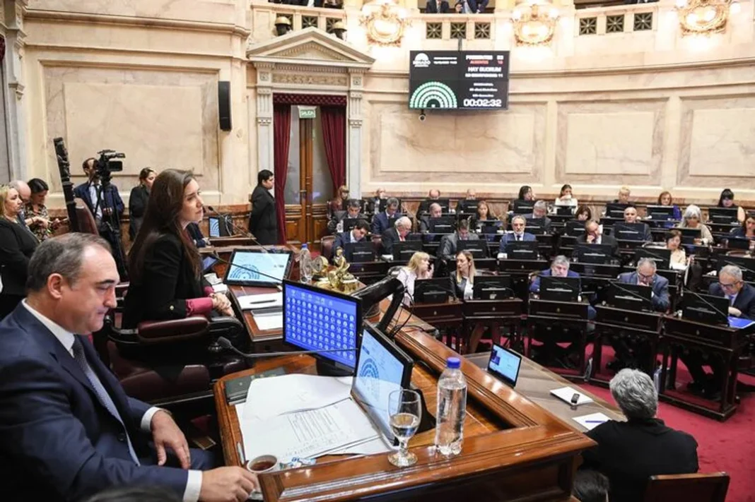 Senado de la Nación Argentina en sesión