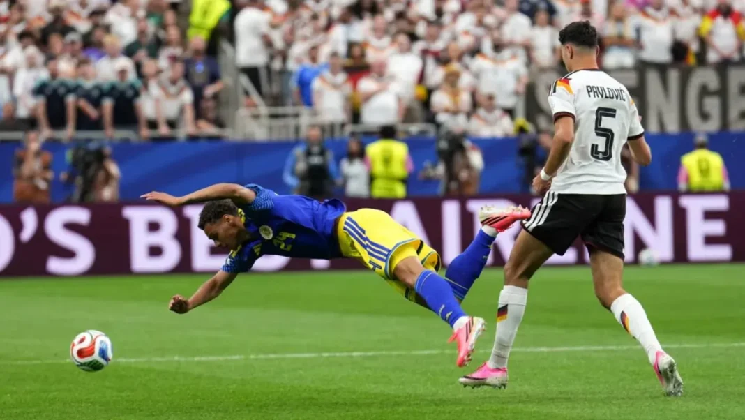 Jugadores de Alemania celebrando un gol durante el partido contra Curazao en el Mundial 2026