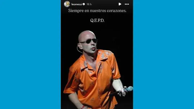 Carlos Indio Solari en un concierto