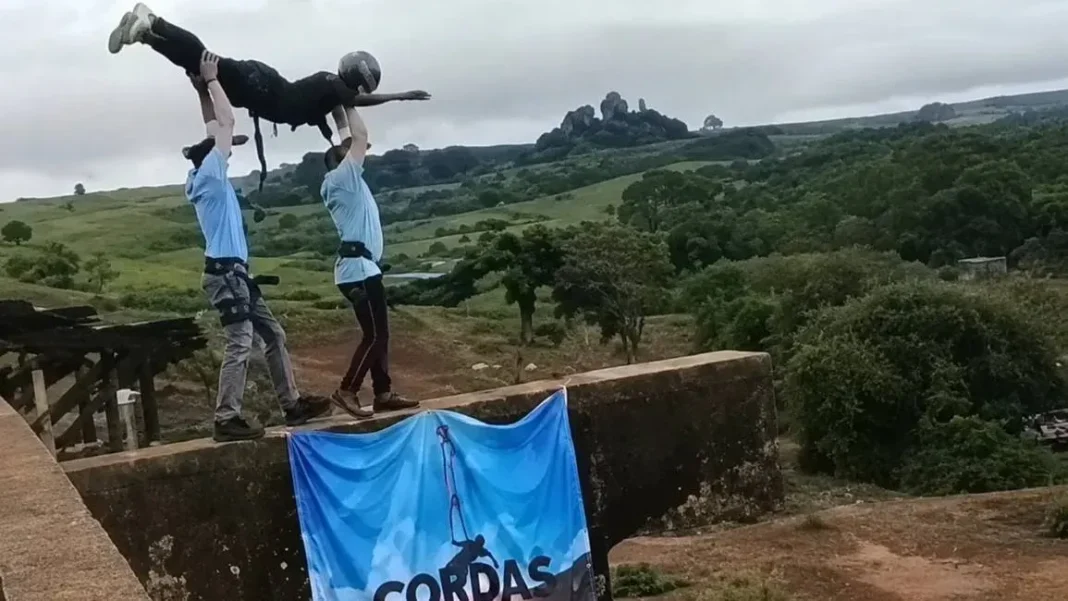 Puente del Esqueleto en Limeira, São Paulo, lugar del accidente de bungee jumping