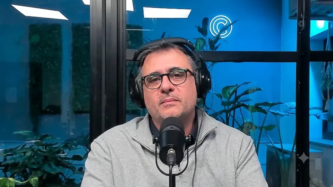 Sebastián Chale, secretario de Gobierno de Rosario, durante declaraciones sobre la Costanera Norte