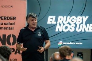 Partido de rugby del Súper Rugby Américas con público en las tribunas