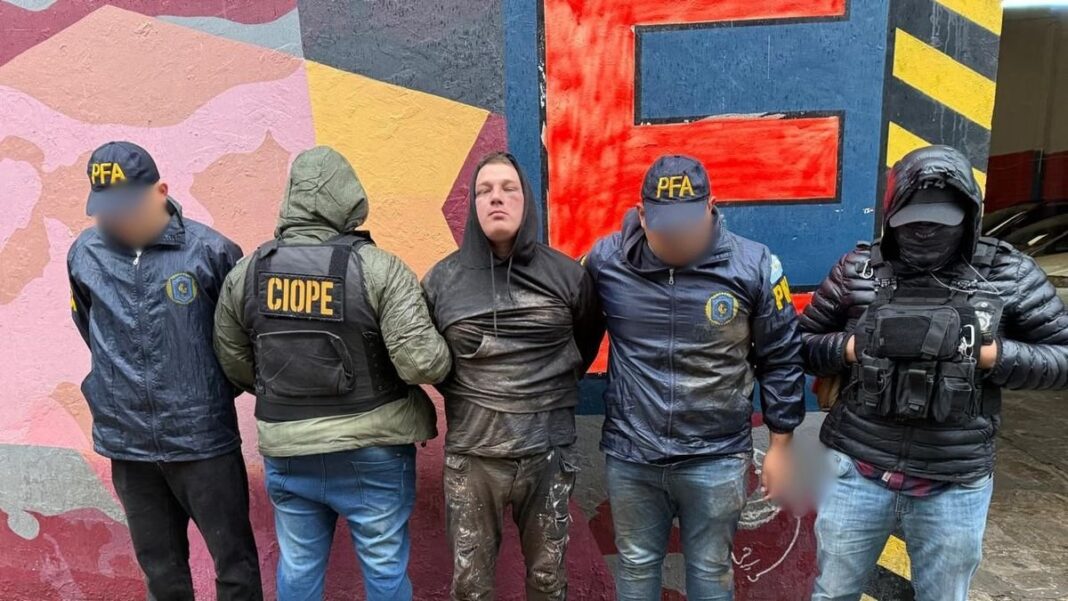 Detención de Plin Acosta en Buenos Aires