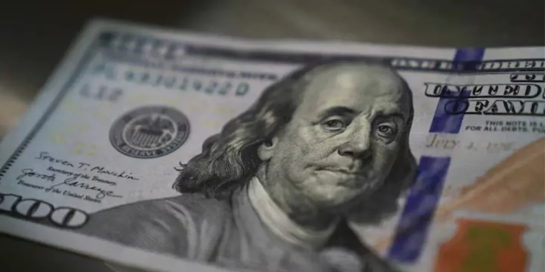 Gráfico de cotización del dólar oficial en alza