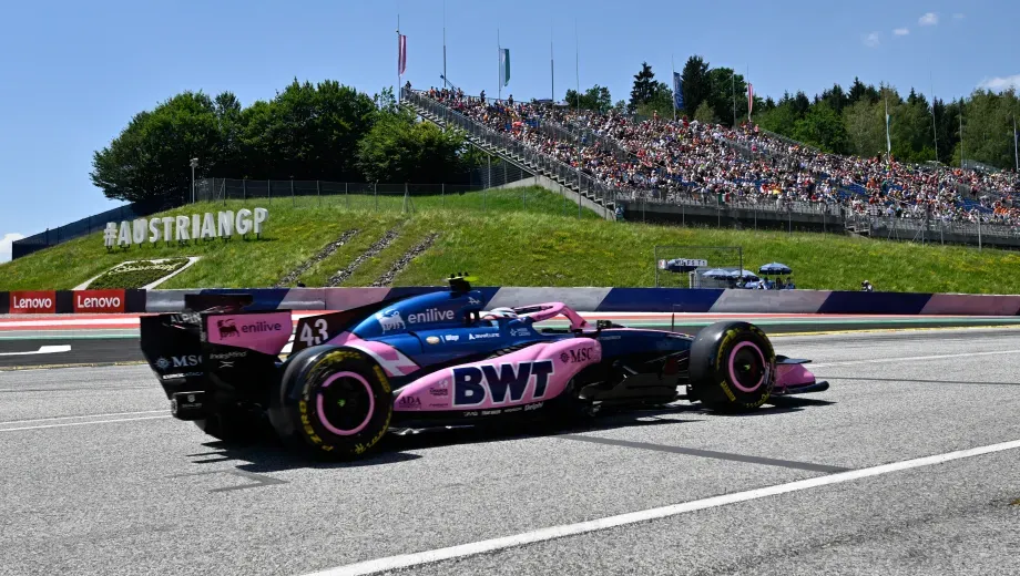 Franco Colapinto en el Gran Premio de Austria
