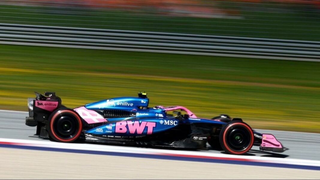 Franco Colapinto en el Red Bull Ring durante la primera sesión de ensayos libres del Gran Premio de Austria