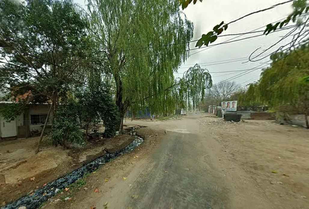 Policía en la escena de una pelea a cuchillo en Rosario