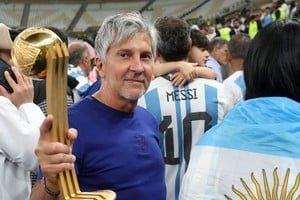 Jorge Messi y Lionel Messi