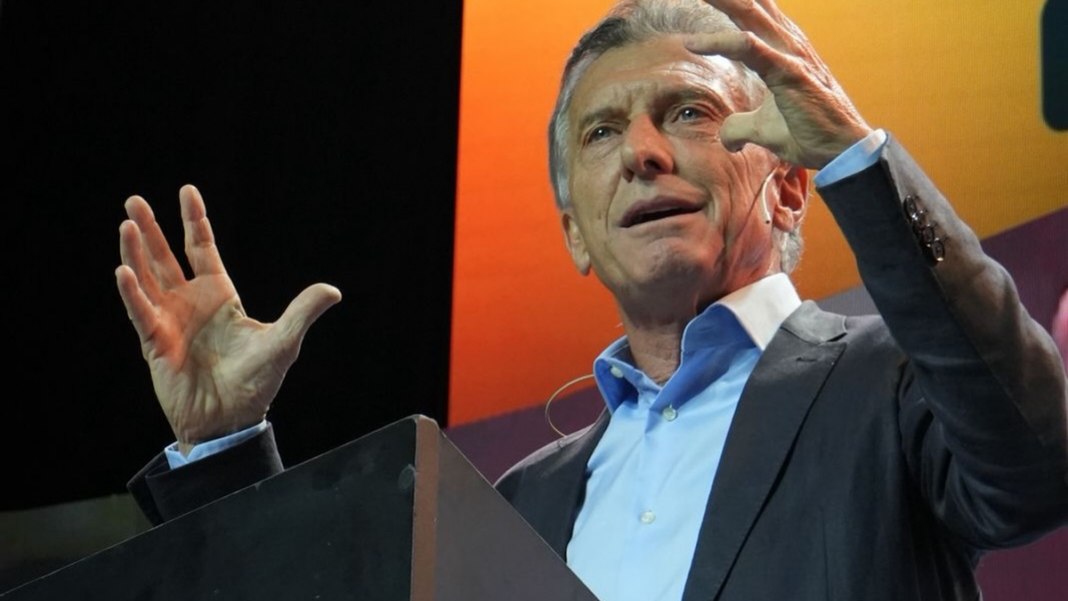 Mauricio Macri en un evento del PRO
