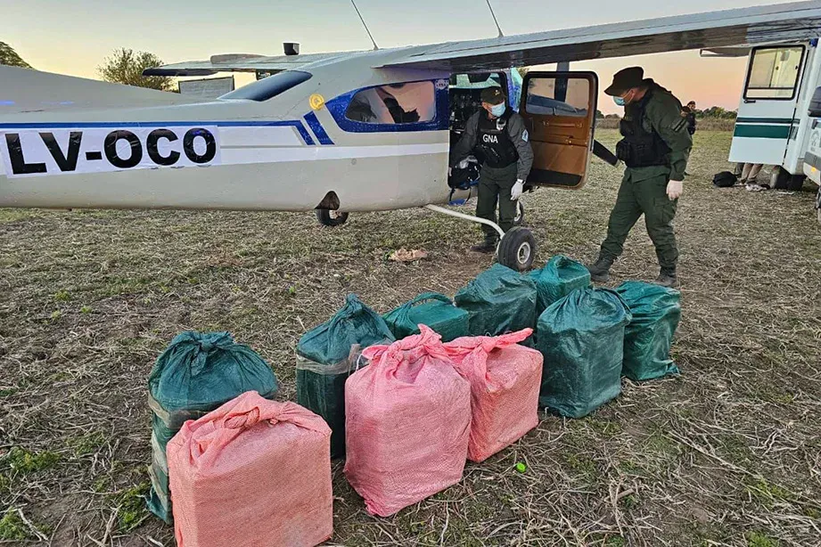 Allanamiento en Roldán con 55 kilos de cocaína secuestrados