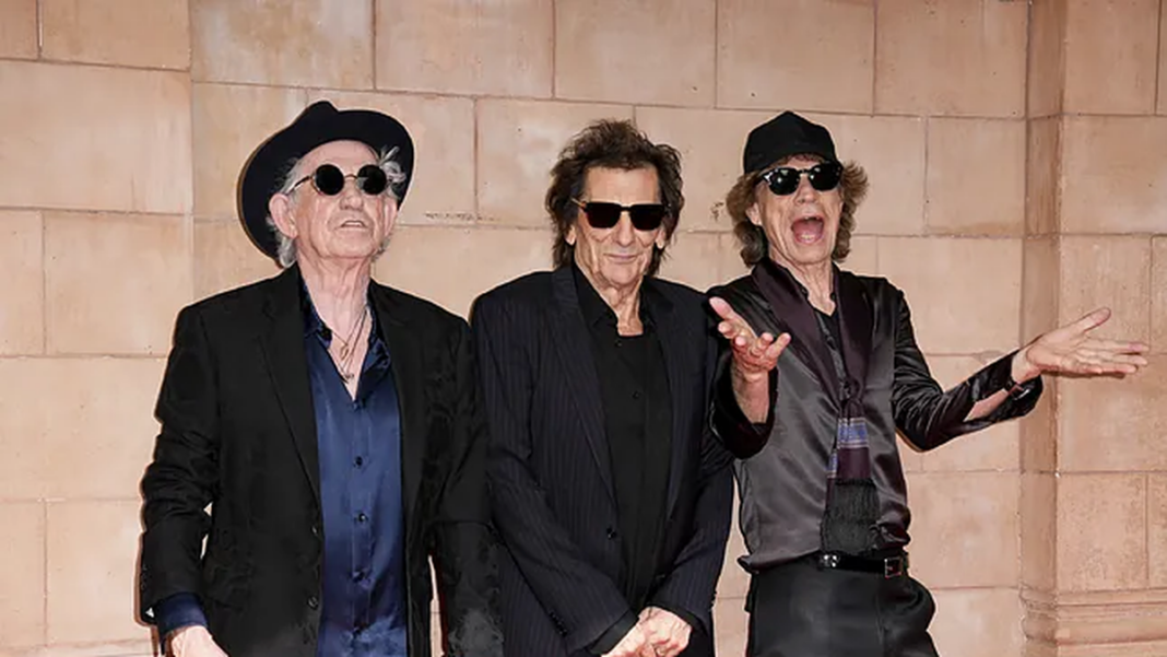 Los Rolling Stones en estudio de grabación