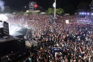 Evento masivo en Santa Fe con público