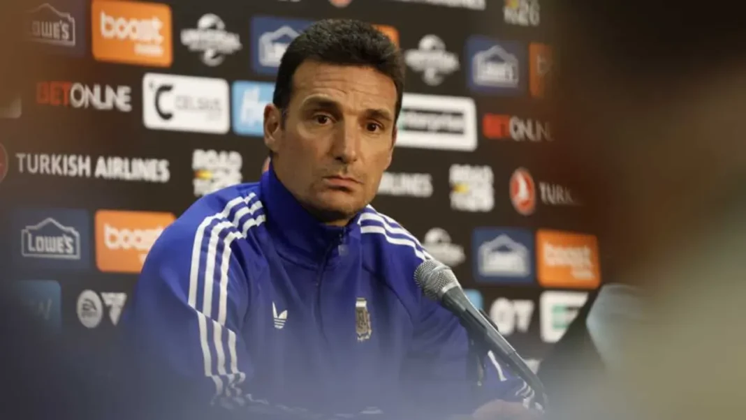 Lionel Scaloni en conferencia de prensa previa al partido Argentina vs Austria