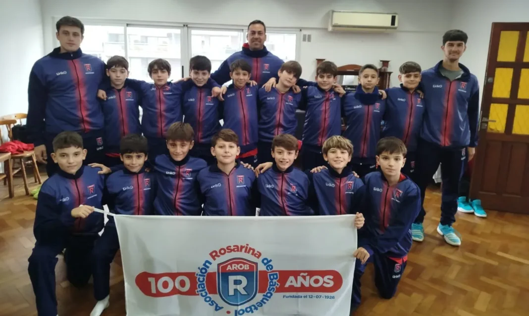 Partido de básquet de seleccionado rosarino mini
