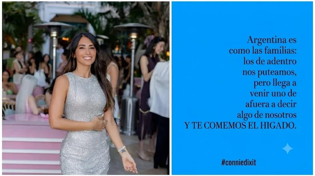 Antonela Roccuzzo en una publicación de Instagram